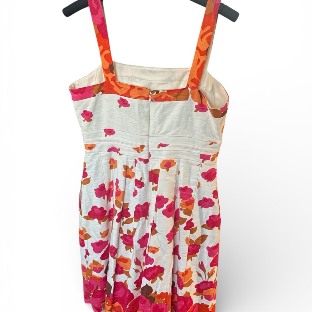 NWOT Adrianna Papell  linen cotton mini dress size 12 - Picture 4 of 6